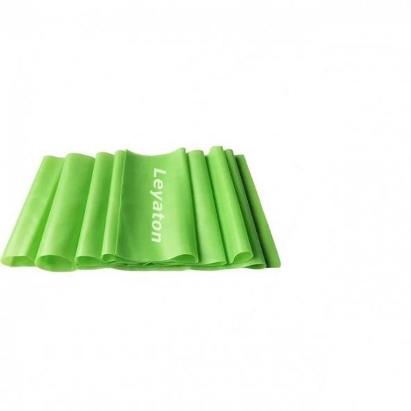 Pilates Bandı Jimnastik Plates Lastiği 120x15 Cm Egzersiz Aerobik Bant 1 Adet Yeşil ürün görseli 1