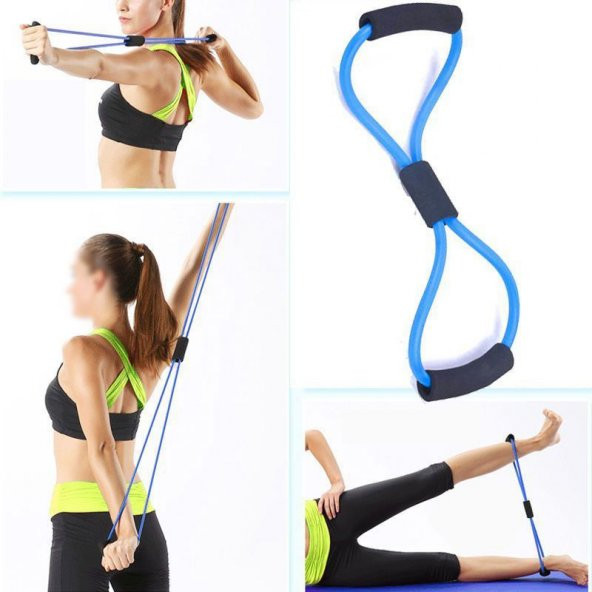 Leyaton Leyaton Egzersiz Pilates Direnç Bandı - Mavi ürün görseli 1