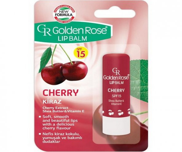 Golden Rose Lip Balm Cherry Spf 15 ürün görseli 1