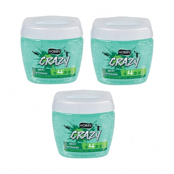 Hobby Crazy Head Jöle Sert 700 ml x 3 Adet ürün görseli 1