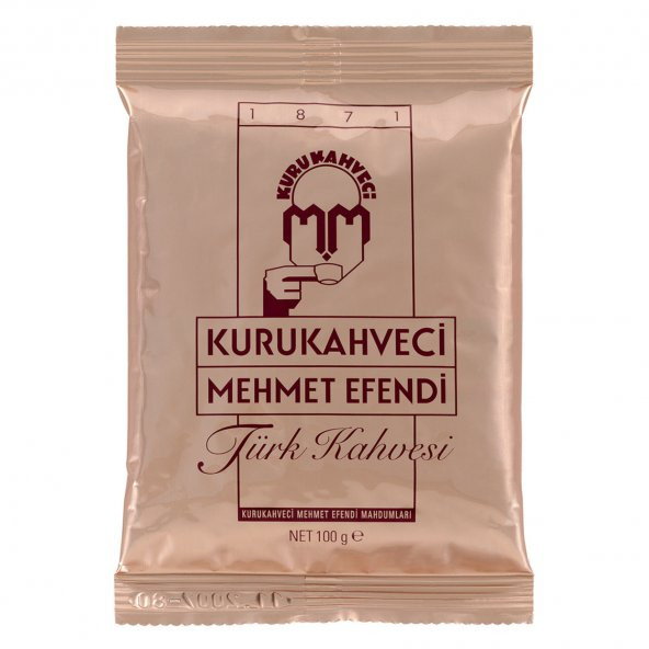 Kuru Kahveci Mehmet Efendi Türk Kahvesi 8x100 gr ürün görseli 1