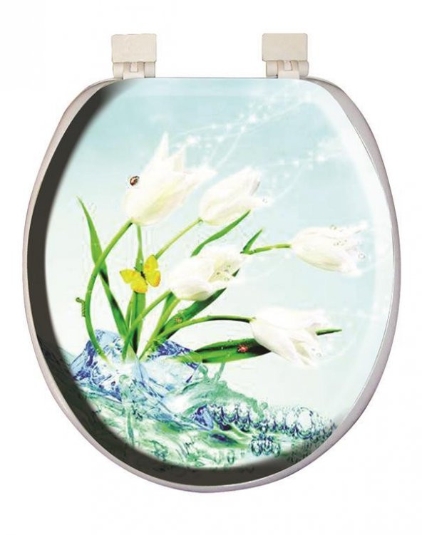 Softy Classic Desenli Yumuşak Klozet Kapağı 1083 01 ürün görseli 1