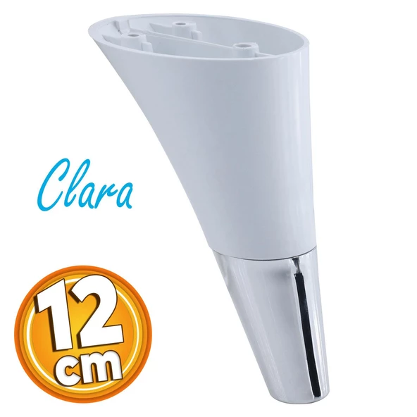 Clara Mobilya Kanepe Sehpa Tv Ünitesi Baza Koltuk Ayağı Beyaz Renk 12 Cm Ayakları ürün görseli 1