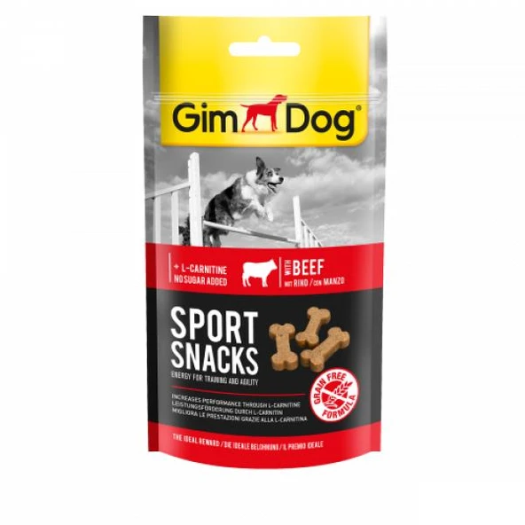 Gimdog Sportsnacks Beef - Sığır etli Ödül Tableti 60 gr ürün görseli 1