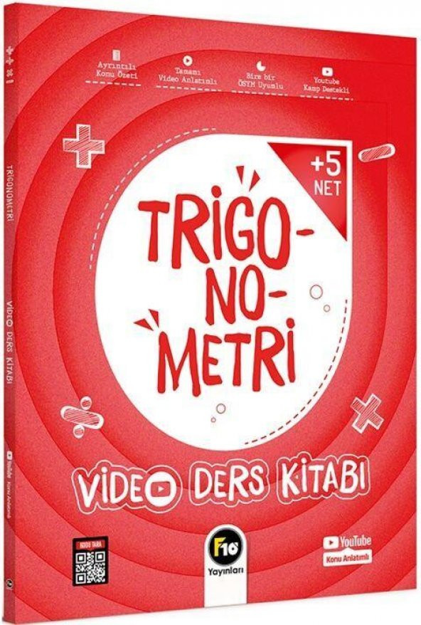 AYT Trigonometri Video Ders Kitabı F10 Yayınları ürün görseli 1