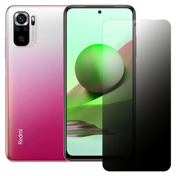 Xiaomi Redmi Note 10 / 10S Hayalet Privacy FlexiGlass MAT Nano Ekran Koruyucu ürün görseli 1