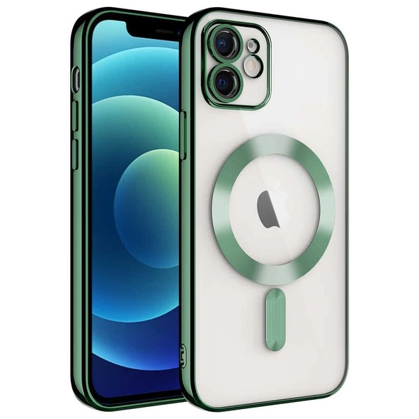 Gpack Apple iPhone 12 Kılıf Demre Renkli Silikon Magsafe Wireless Şarj Özellikli ürün görseli 1