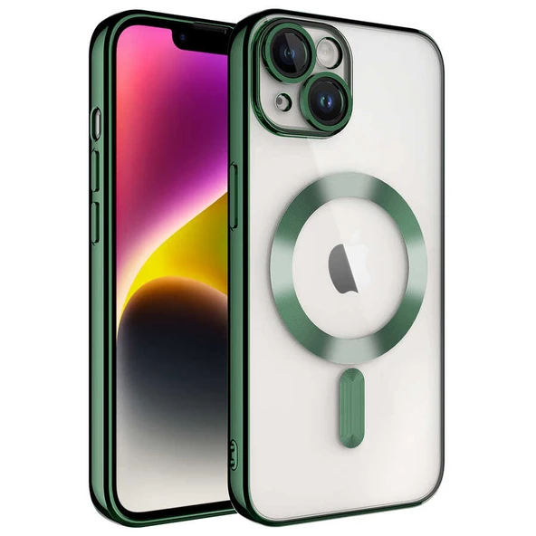 Gpack Apple iPhone 14 Plus Kılıf Demre Renkli Silikon Magsafe Wireless Şarj Özellikli ürün görseli 1