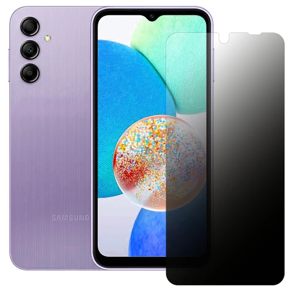 Samsung Galaxy A14 Hayalet Privacy FlexiGlass MAT Nano Ekran Koruyucu ürün görseli 1