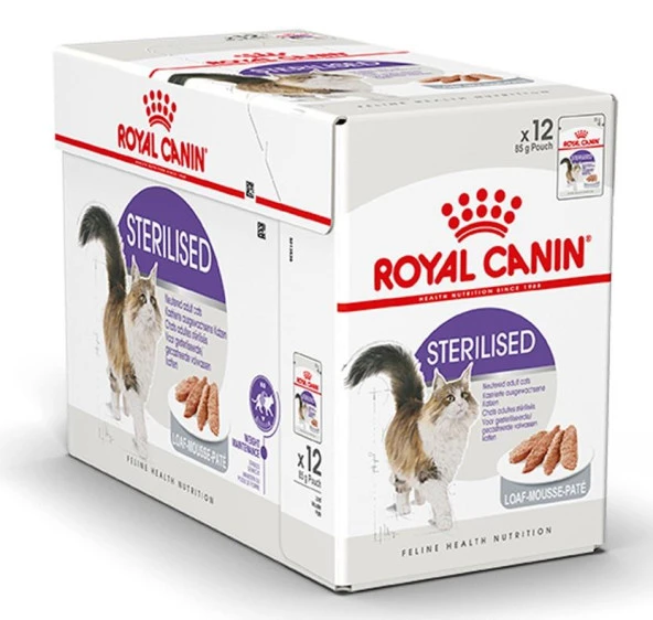Royal Canin Sterilised in Jelly Kısırlaştırılmış Kedi Yaş Mamasi 85g 12 ADET ürün görseli 1