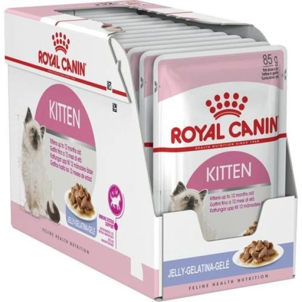 Royal Canin Jelly Kitten Instinctive Yas Yavru Kedi Mamasi 85g 12 ADET ürün görseli 1