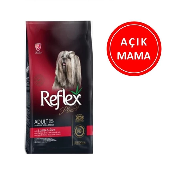 Reflex Plus Adult Small Dog Kuzulu Küçük Irk Köpek Maması 1 Kg AÇIK ürün görseli 1