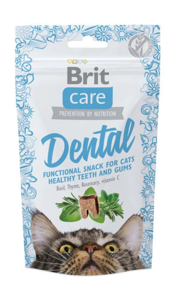 Brit Care Dental Diş Sağlığı için Tahılsız Kedi Ödül Maması 50gr ürün görseli 1