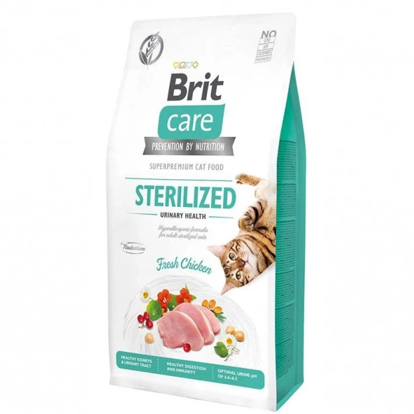 Brit Care Hypoallergenic Sterilised Tavuk Etli Tahılsız Kısırlaştırılmış Kedi Maması 2 Kg ürün görseli 1