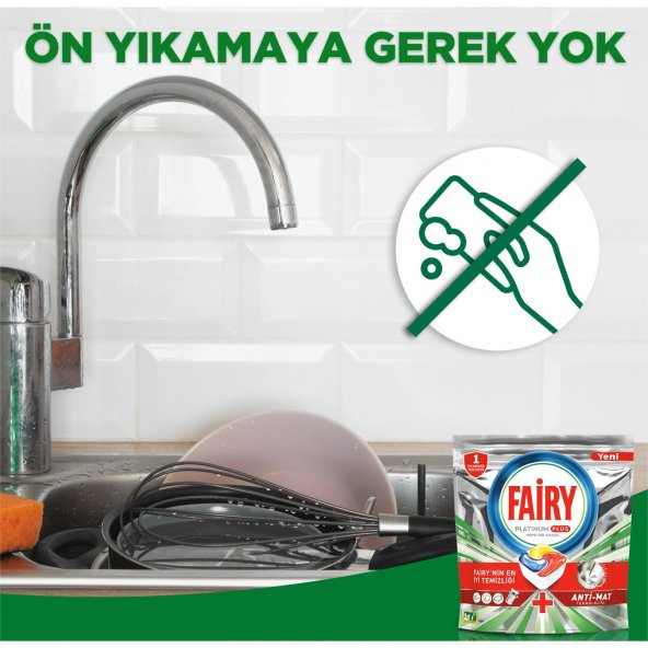 Fairy Platinum Plus Bulaşık Makine Deterjanı 50x4 200 Tablet ürün görseli 1