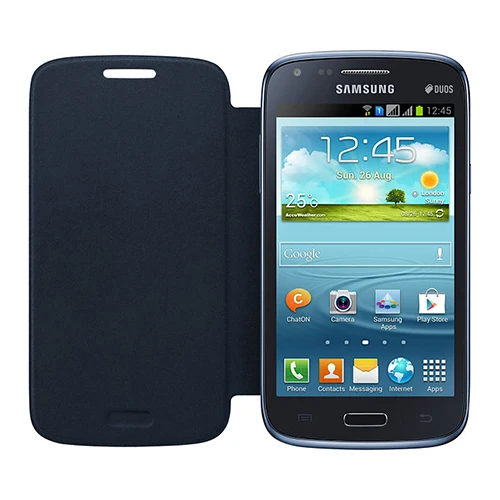 Samsung Galaxy Core Flip Cover Orjinal Kılıf - Lacivert EF-FI826BLEGWW ürün görseli 1