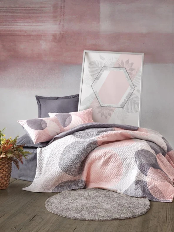 Cotton Box Çift Kişilik Complete Set Leron Gri ürün görseli 1