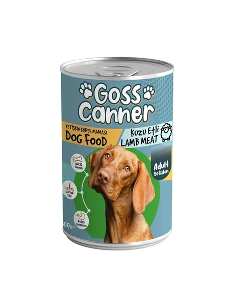 Goss Canner Kuzu Etli Köpek Konservesi 400 Gr ürün görseli 1