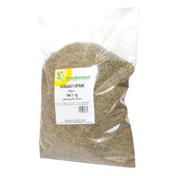 Doğan Baharatçılık Isırgan Otu Yaprağı 1 Kg Doğal Kiloluk Paket ürün görseli 1