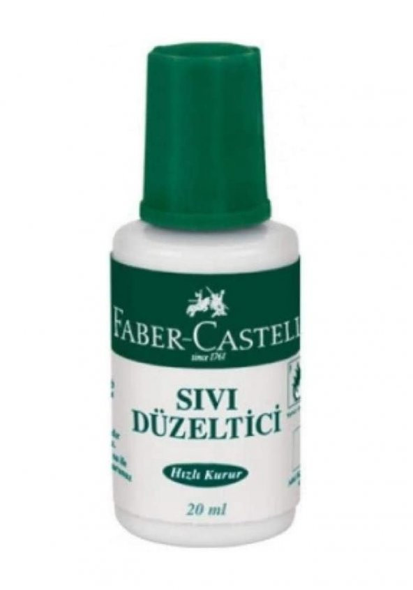 Sıvı Düzeltici Fırçalı Daksil 20 ml 1 Adet Faber Daksil Fırçalı Sıvi Düzeltici Beyaz Renk ürün görseli 1
