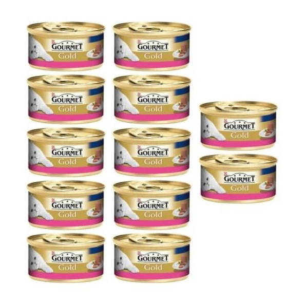 Gourmet Gold Kıyılmış Sığır Etli Kedi Konservesi 85g (12 Adet) ürün görseli 1