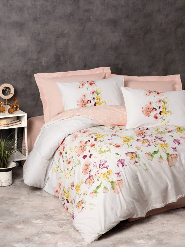 Cotton Box Çift Kişilik Nevresim Takımı Emma Somon ürün görseli 1