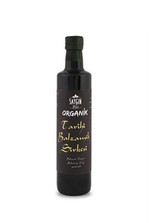 Organik SAYGIN Balzamik Sirke 500 Ml ürün görseli 1