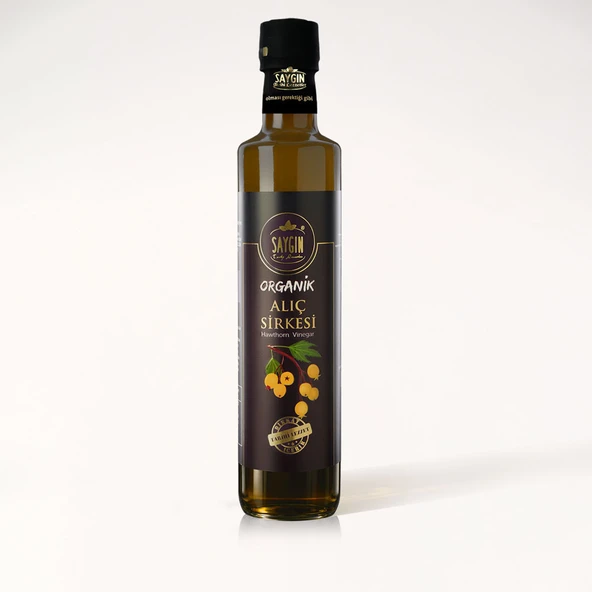 Organik SAYGIN Alıç Sirkesi 500 Ml ürün görseli 1