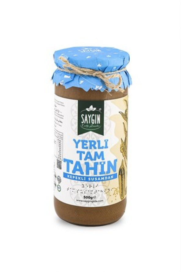SAYGIN Kavanoz Yerli Tam Tahin 500 Gr ürün görseli 1
