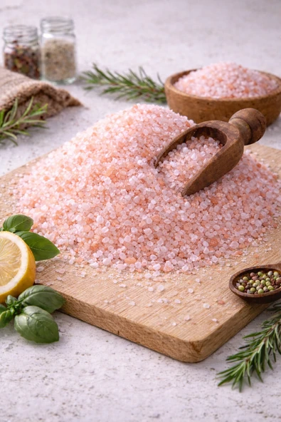 Saygın Tuz Rafine Edilmemiş Doğal Himalaya Kristal Kaya Tuzu - Sofrada Öğütme / İri Taneli - Paketli 5 kg ürün görseli 1