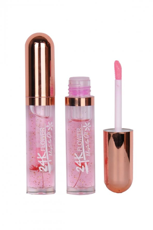 Mst Cosmetic Çiçekli Kokulu 24k Dudak Parlatıcısı ürün görseli 1