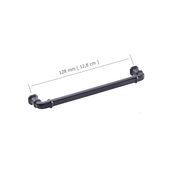 Doğanlar Gusto 128 mm Mobilya Kulp Mat Siyah - Resim 2