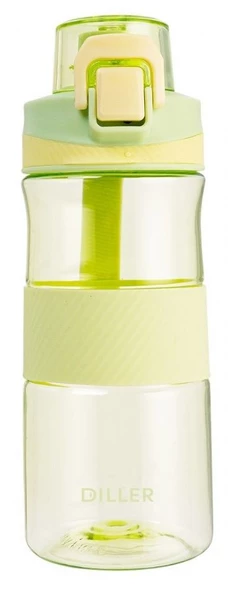 Diller 520 ml Tritan Geniş Ağızlı Kilitli Kapak Yeşil Matara Suluk ürün görseli 1