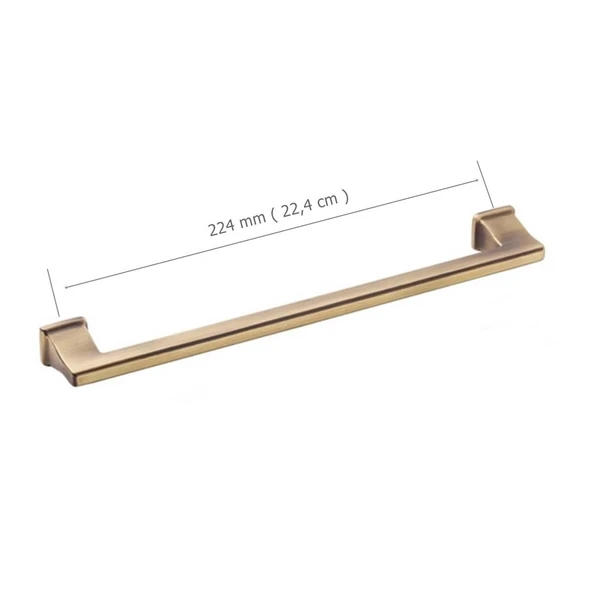 Doğanlar Techno 224 mm Mobilya Kulp Olifka Antik Sarı - Resim 2