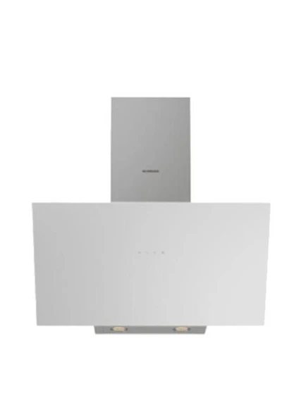 Silverline 3481 Duvar Tipi  Beyaz Cam Davlumbaz ürün görseli 1