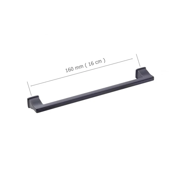 Doğanlar Techno 160 mm Mobilya Kulp Mat Siyah - Resim 2