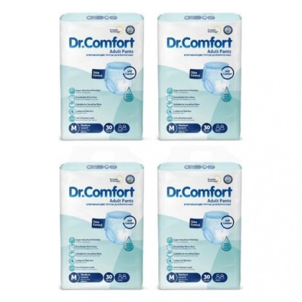 Dr. Comfort Emici Külot Hasta Bezi M Orta Boy 120 Adet ürün görseli 1