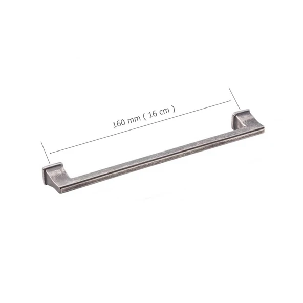 Doğanlar Techno 160 mm Mobilya Kulp Antik Gümüş - Resim 2