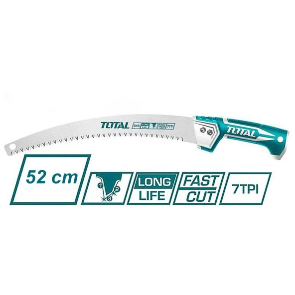 Total THT51133026 Budama Testeresi 330 mm Sap Takmalı Eğri Bağ Dal El Testeresi ürün görseli 1