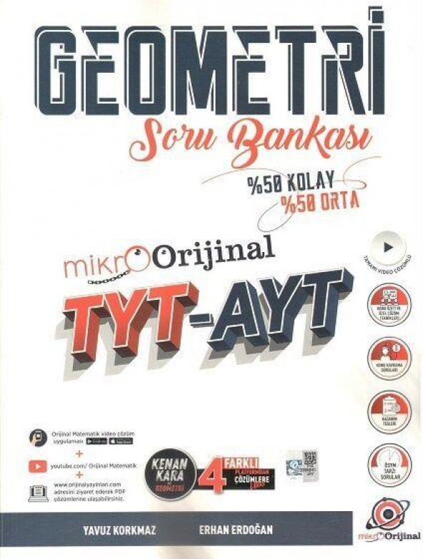 TYT AYT Geometri Mikro Soru Bankası Orijinal Yayınları ürün görseli 1