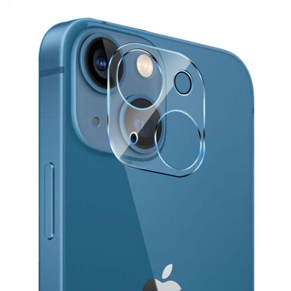 Vendas iPhone 14 Plus Uyumlu Tam Kaplama Şeffaf Cam Kamera Lens Koruyucu ürün görseli 1