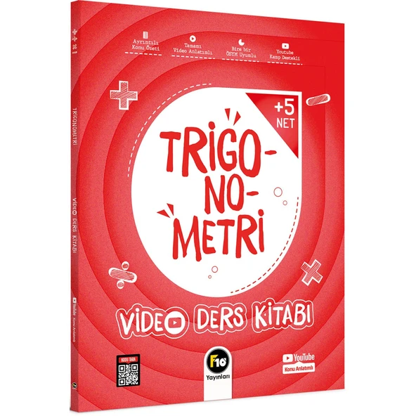 F10 Yayınları AYT Trigonometri Video Ders Kitabı ürün görseli 1
