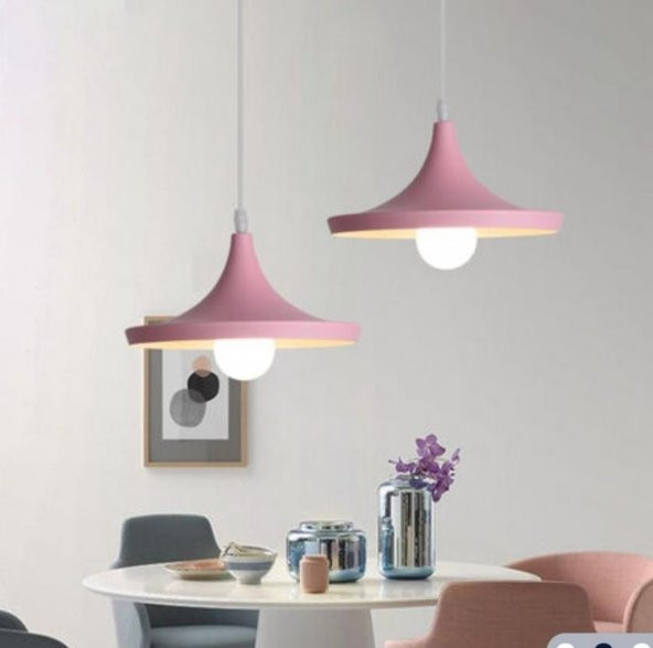 Mylights ikili cocuk odası sarkıt pembe avize  genç odası avize ürün görseli 1