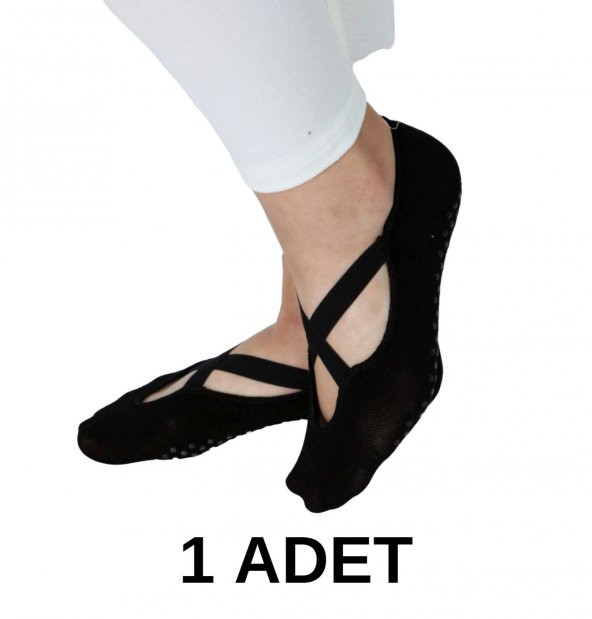 Kadın Kaydırmaz Silikon Tabanlı Yoga Plates ve Spor Çorabı ürün görseli 1