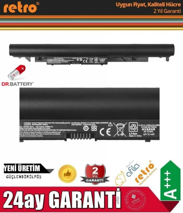 HP 15-Ra001Nt 9Yk49Ea Notebook Bataryası, Pili - Resim 3