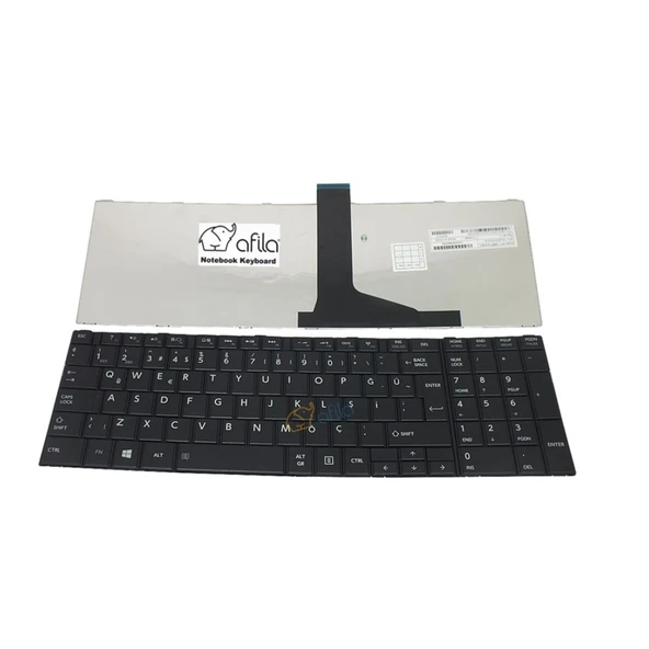 Toshiba C855-1QP, PSCBWE-01200KTE Notebook Klavyesi (Siyah TR) ürün görseli 1