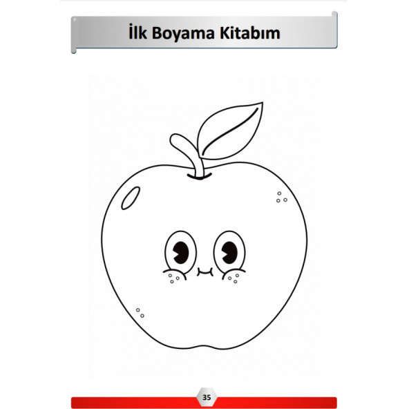 Okul Öncesi 100 Temel Boyama Kitabı - Resim 4