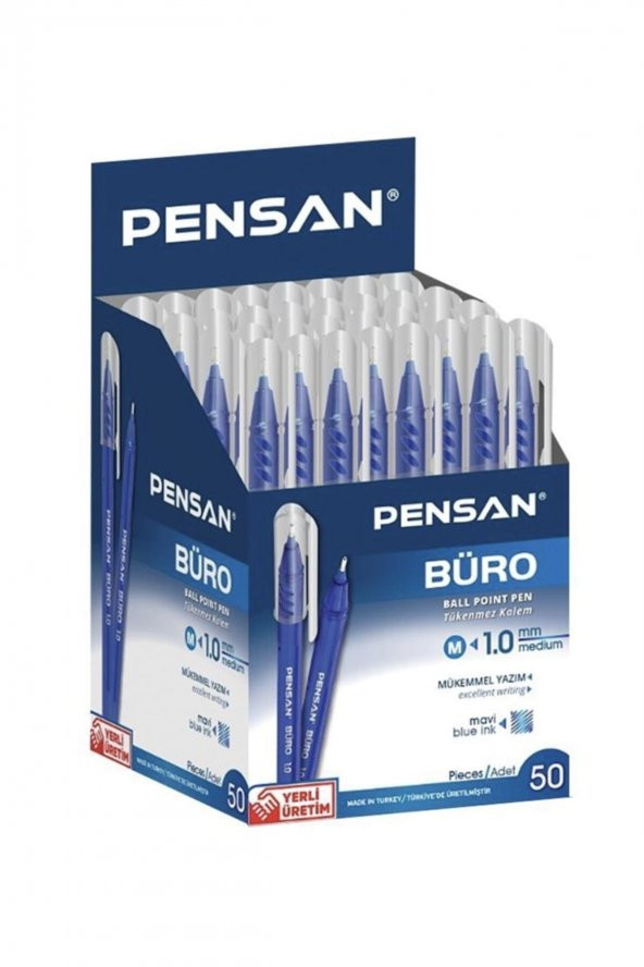 Büro Tükenmez Kalem Mavi 1.0 mm 2270 - 50’li ürün görseli 1