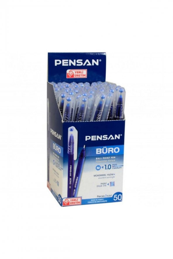 Mavi Tükenmez Kalem 1 Mm 50li Paket ürün görseli 1