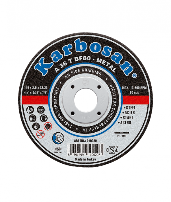 Metal Kesme Diski (Karbosan 115x3.0x22.23) ürün görseli 1